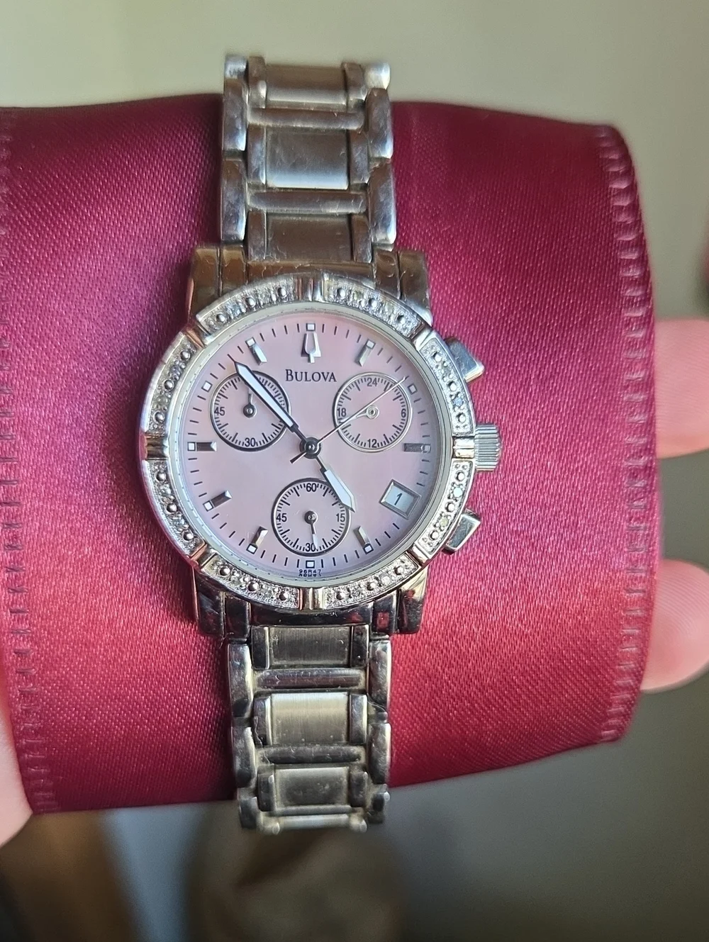 Women's Bulova Chronograph Diamond Watch